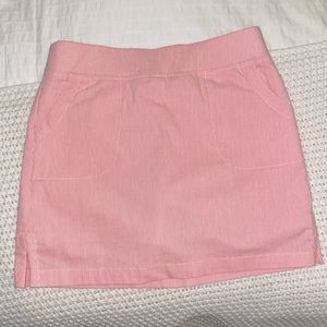 Crown and ivy red and white striped skirt *has pockets*!